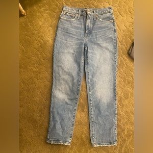 Madewell classic straight jean